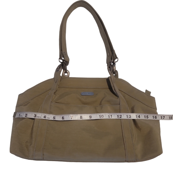 Baggallini Khaki Satchel - Picture 3 of 11